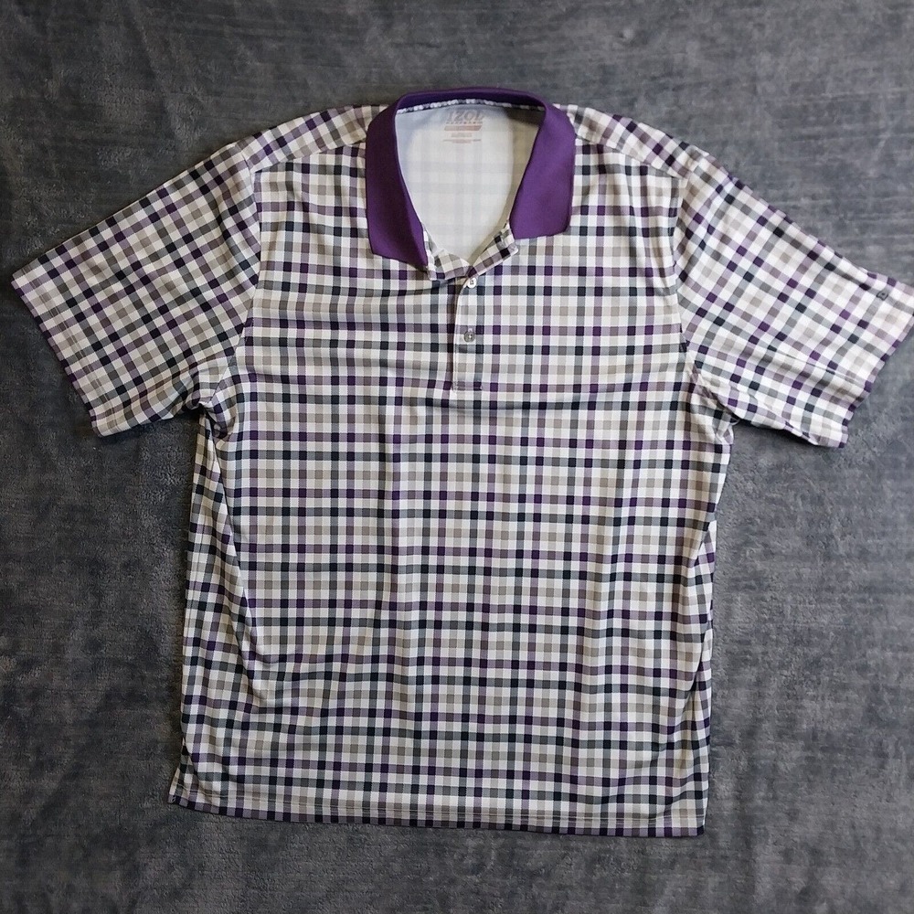 IZOD Polo Shirt XL Mens Performance Short Sleeve Casual Multicolor